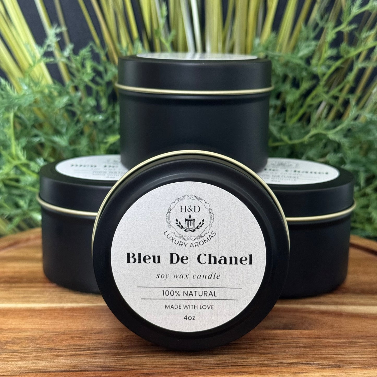 4oz Bleu De Chanel Soy Wax Candle