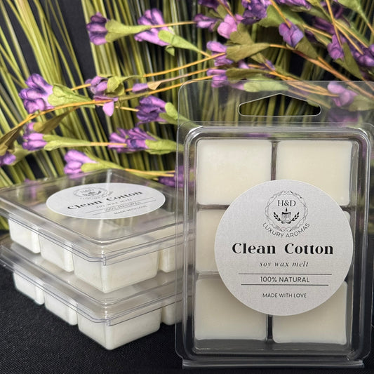 Clean Cotton Soy Wax Melt Pack