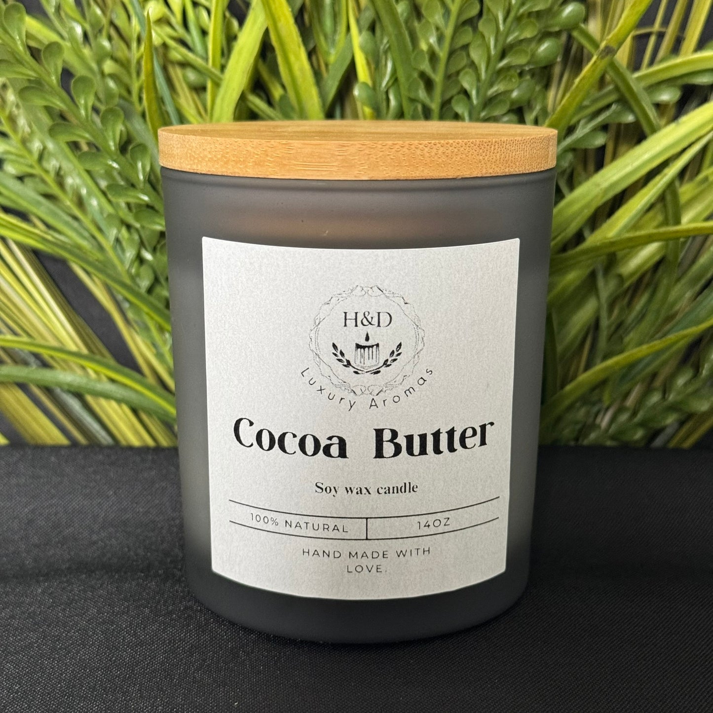 14oz Cocoa Butter Soy Wax Candle