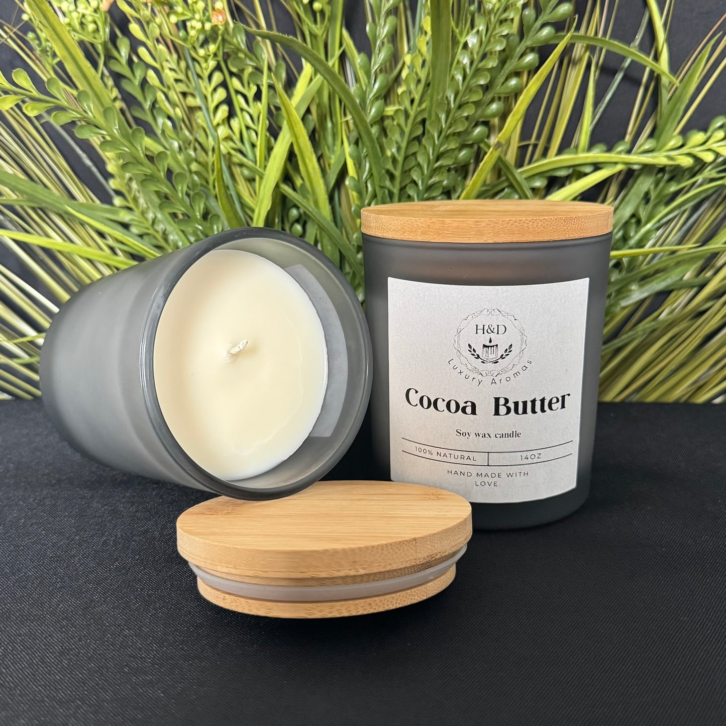 14oz Cocoa Butter Soy Wax Candle