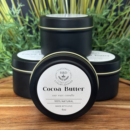 4oz Cocoa Butter Soy Wax Candle