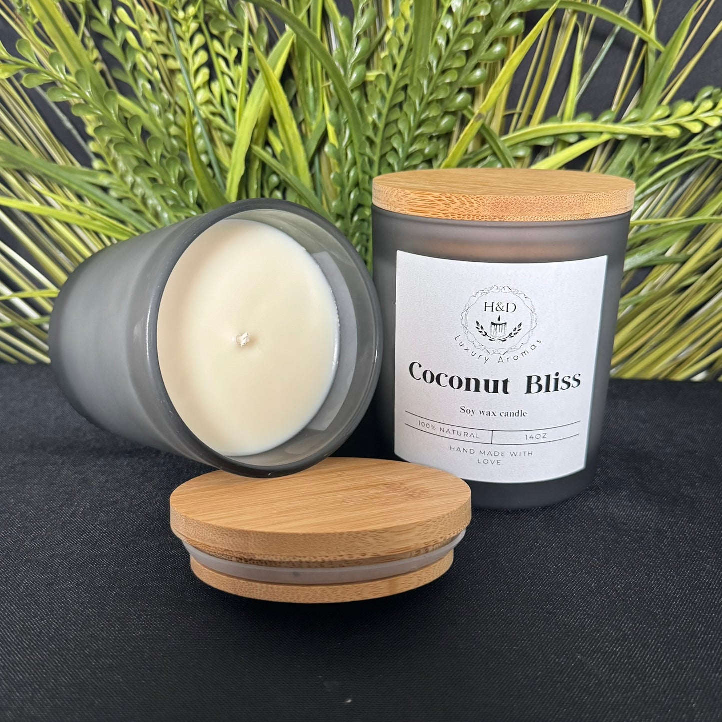 14oz Coconut Bliss Soy Wax Candle