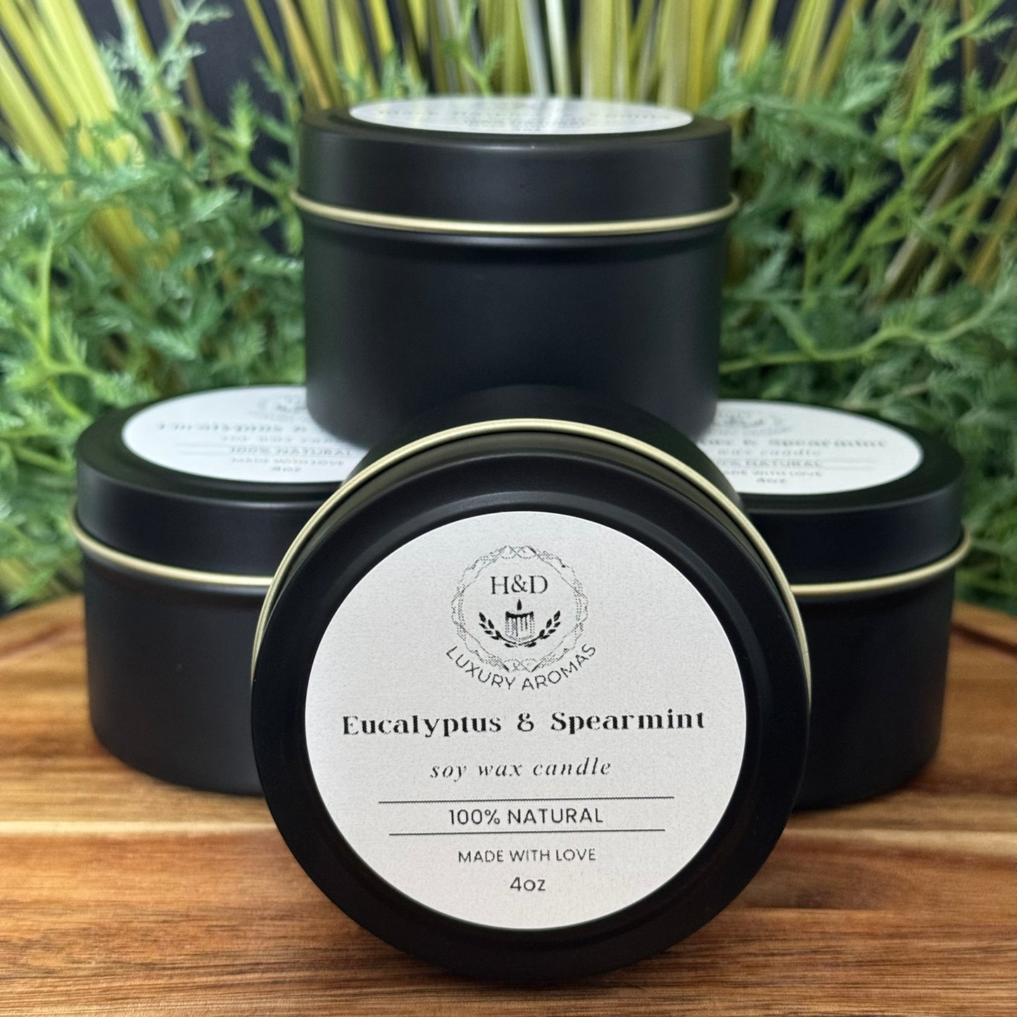 4oz Eucalyptus Spearmint Soy Wax Candle