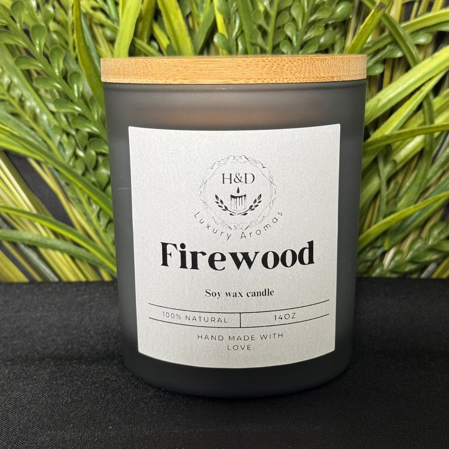 14oz Firewood Soy Wax Candle