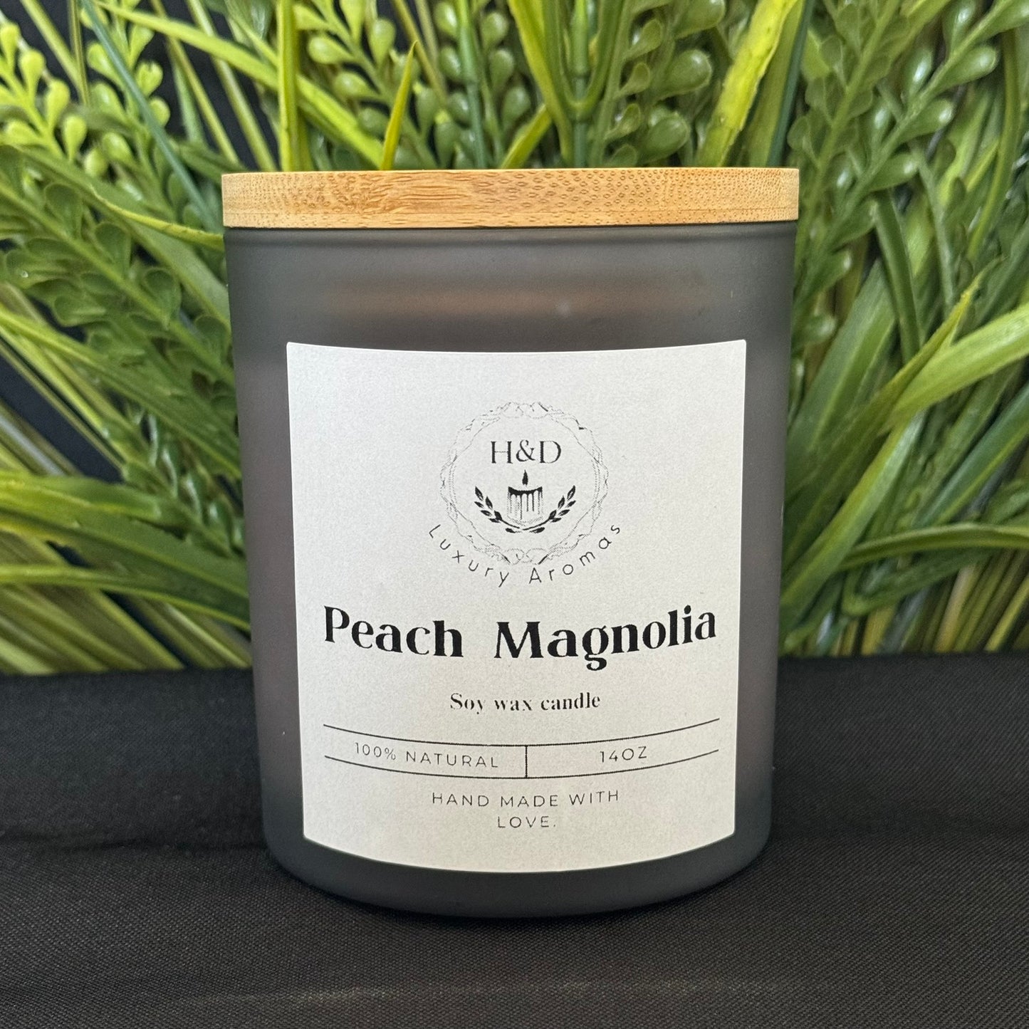 14oz Peach Magnolia Soy Wax Candle