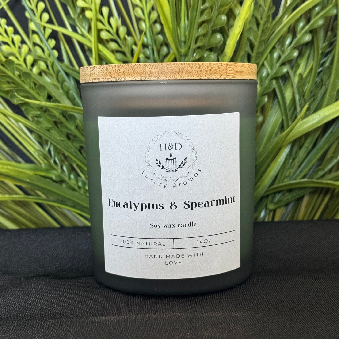 14oz Eucalyptus & Spearmint Soy Wax Candle