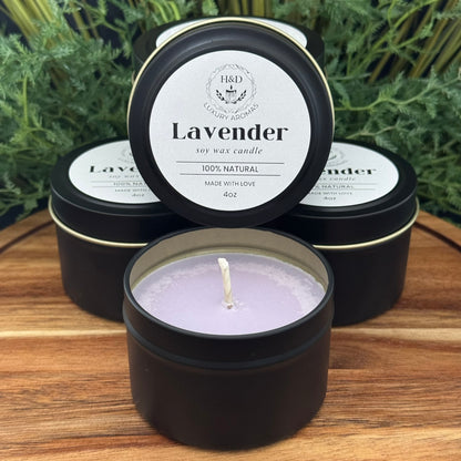 4oz Lavender Soy Wax Candle