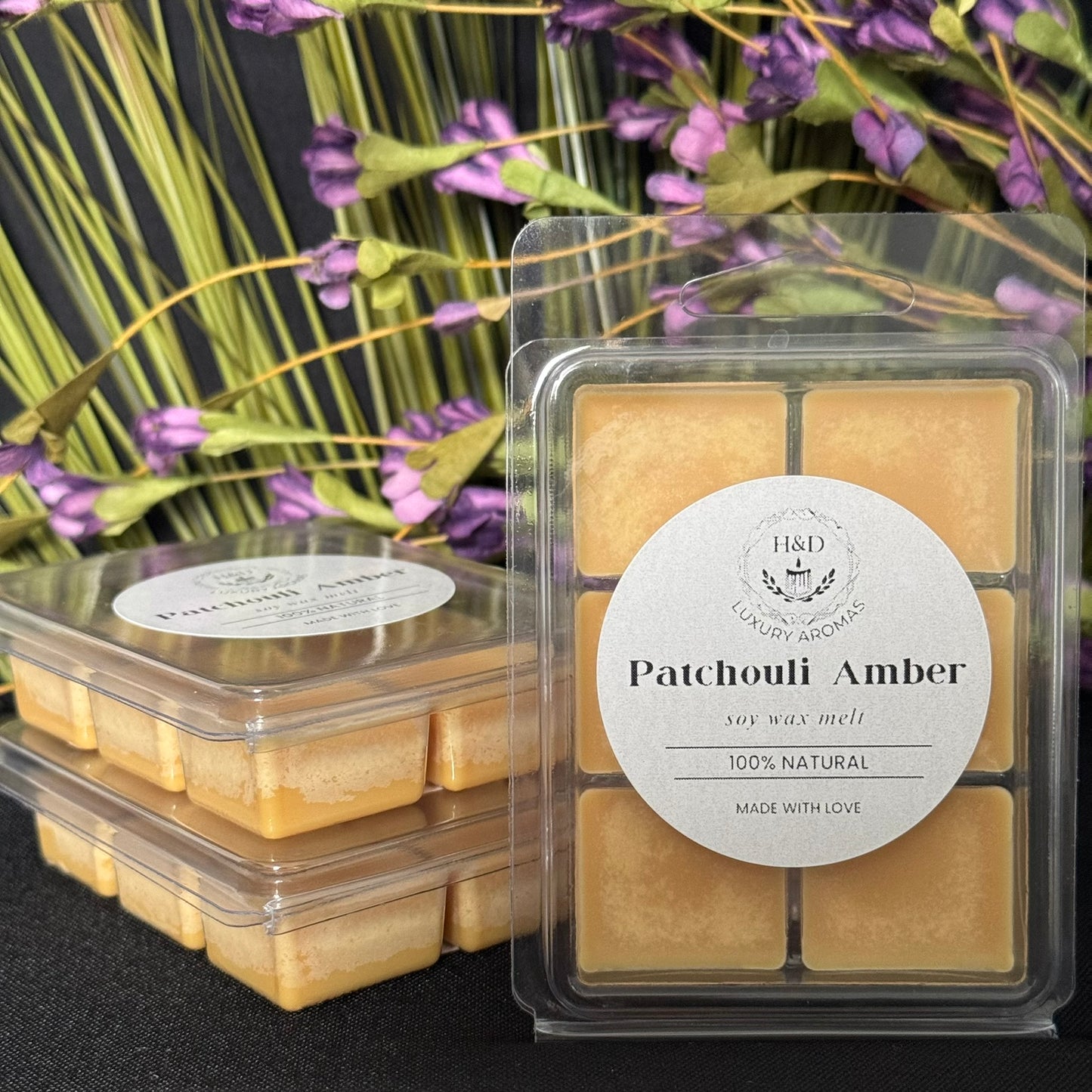 Patchouli Amber Soy Wax Melt Pack