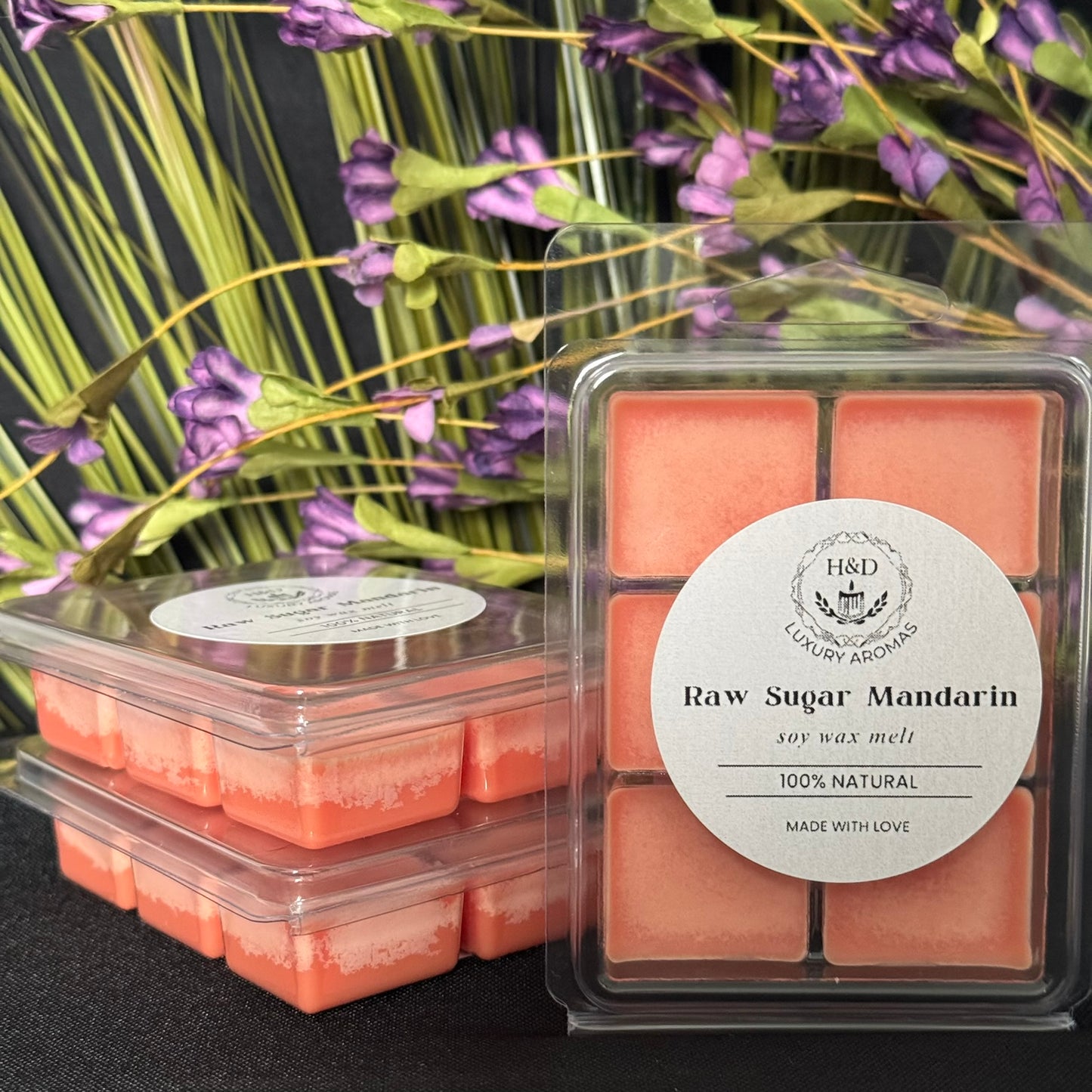 Raw Sugar Mandarin Soy Wax Melt Pack