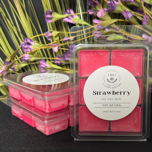 Strawberry Soy Wax Melt Pack