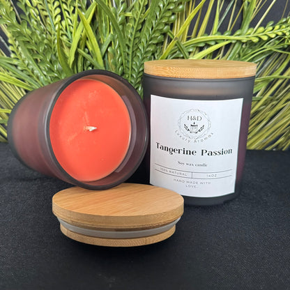 14oz Tangerine Passion Soy Wax Candle