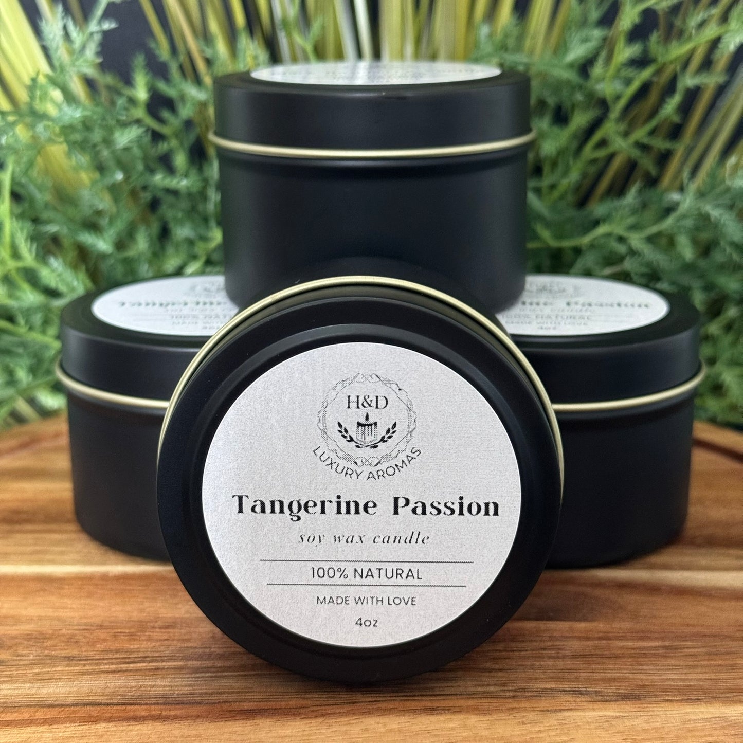 4oz Tangerine Passion Soy Wax Candle