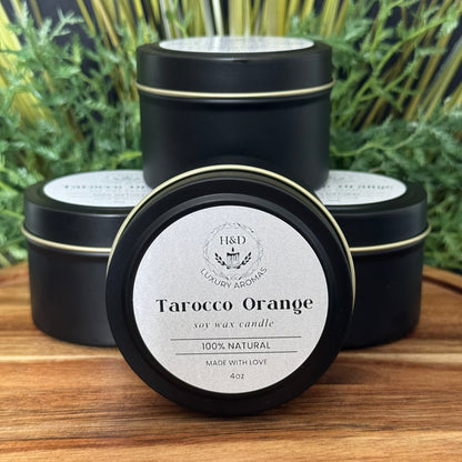 4oz Tarocco Orange Soy Wax Candle