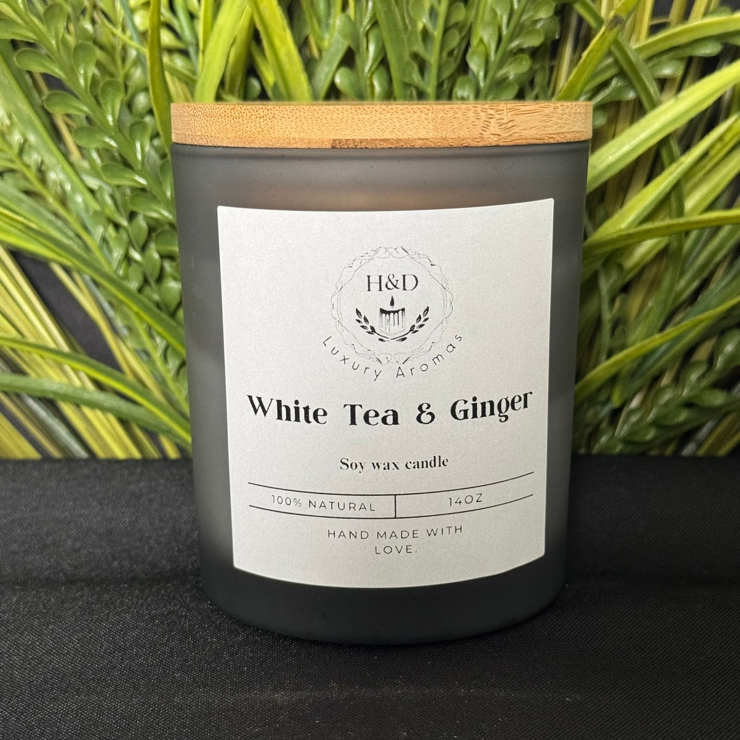 14oz White Tea & Ginger Soy Wax Candle