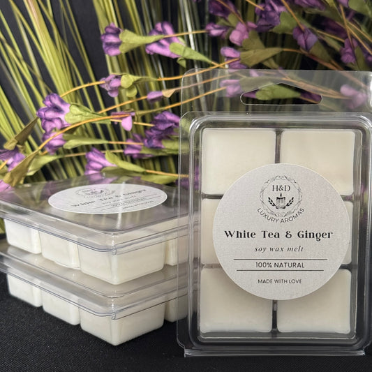 White Tea & Ginger Soy Wax Melt Pack